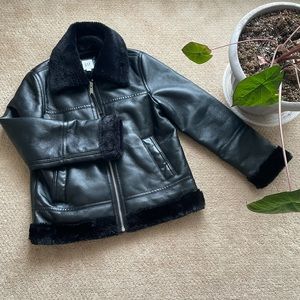 GAP faux leather jacket